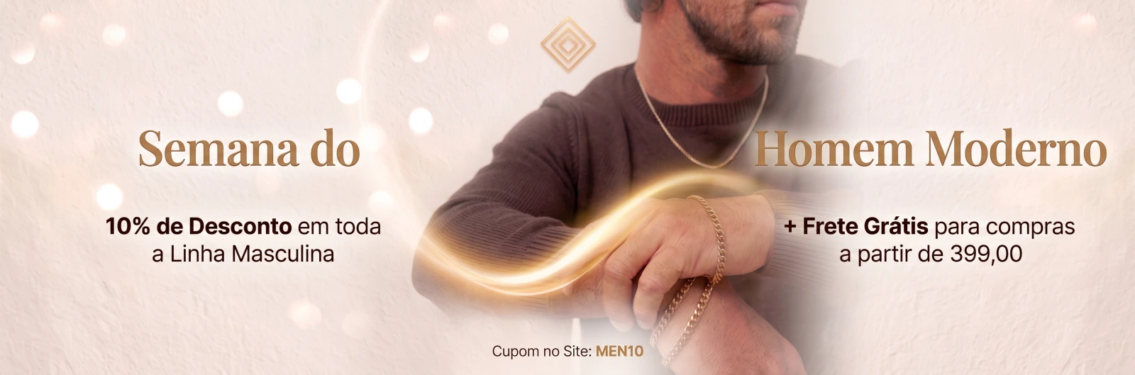 CAMPANHA ''HOMEM MODERNO'' Linha Masculina''